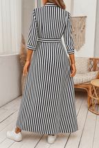 Robe Rayée Chic