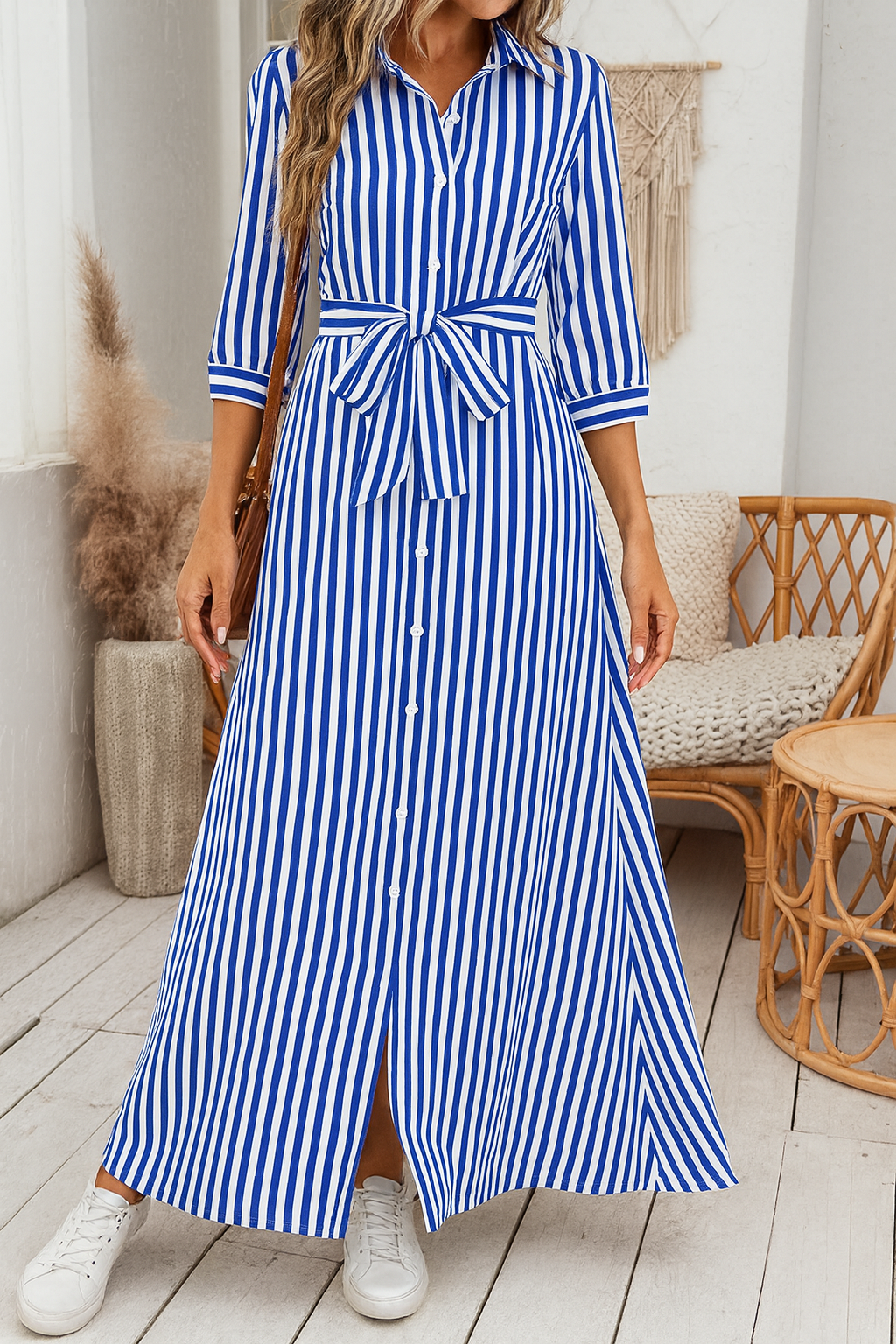 Robe Rayée Chic